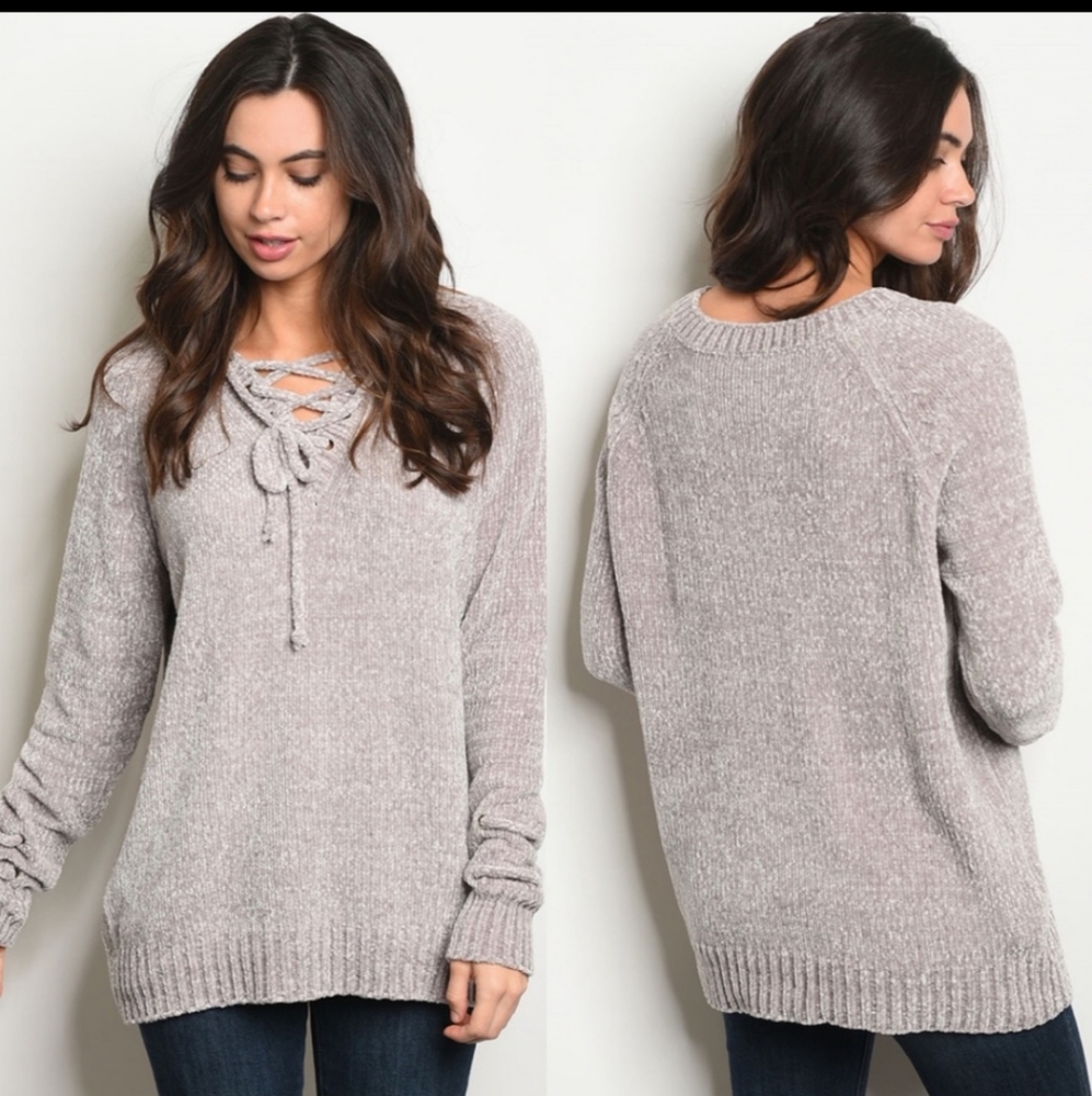 Chenille sweater